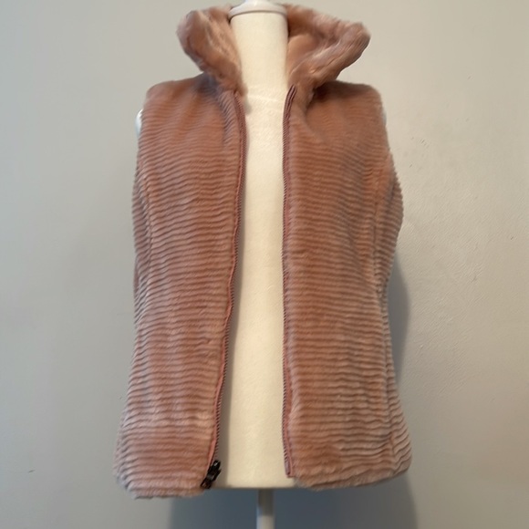 LIZ CLAIBORNE mars puffer vest with faux fur (23G9C57) - Picture 6 of 15
